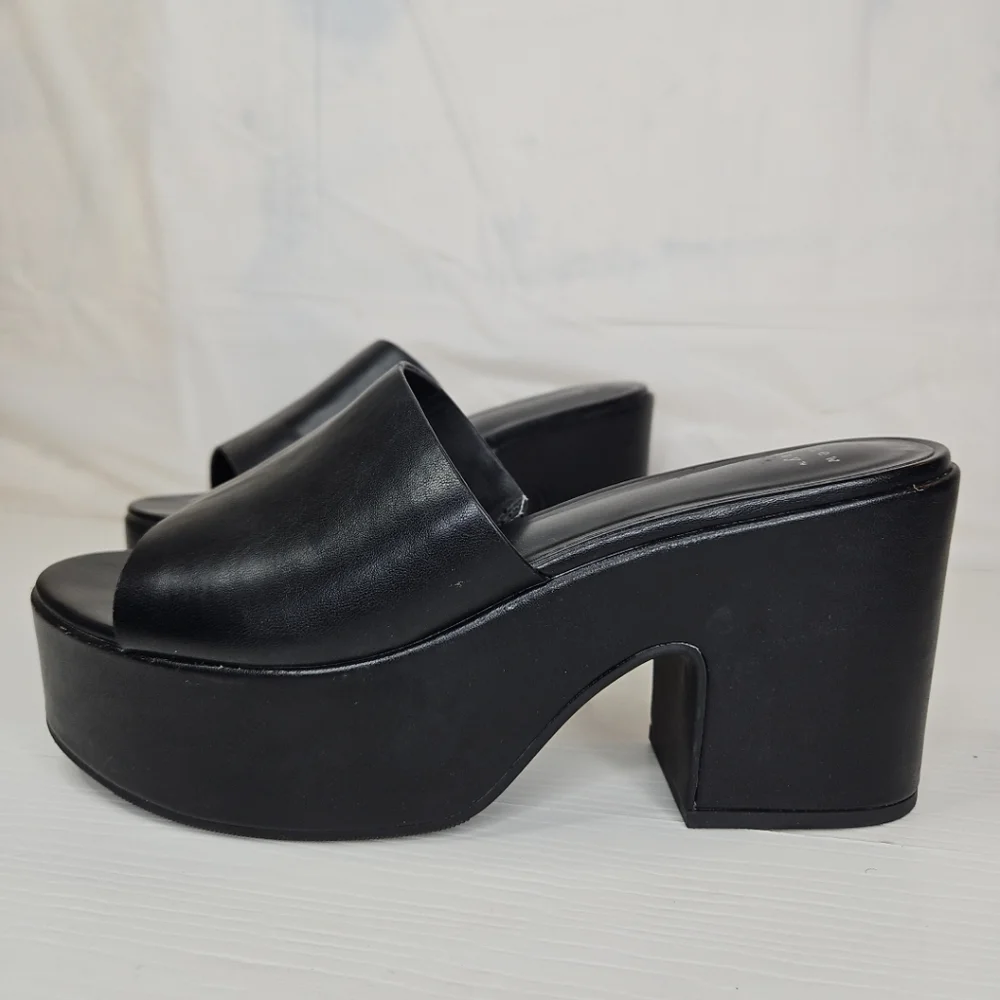 Women's Ricky Platform Heels with Memory Foam Insole - A New Day™ Sizes Slip-on